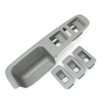 4PCS Set Car Front Rear Left Right Door Window Switch Cover Panel Trim Replacement For VW Volkswagen Touareg 2003-2010