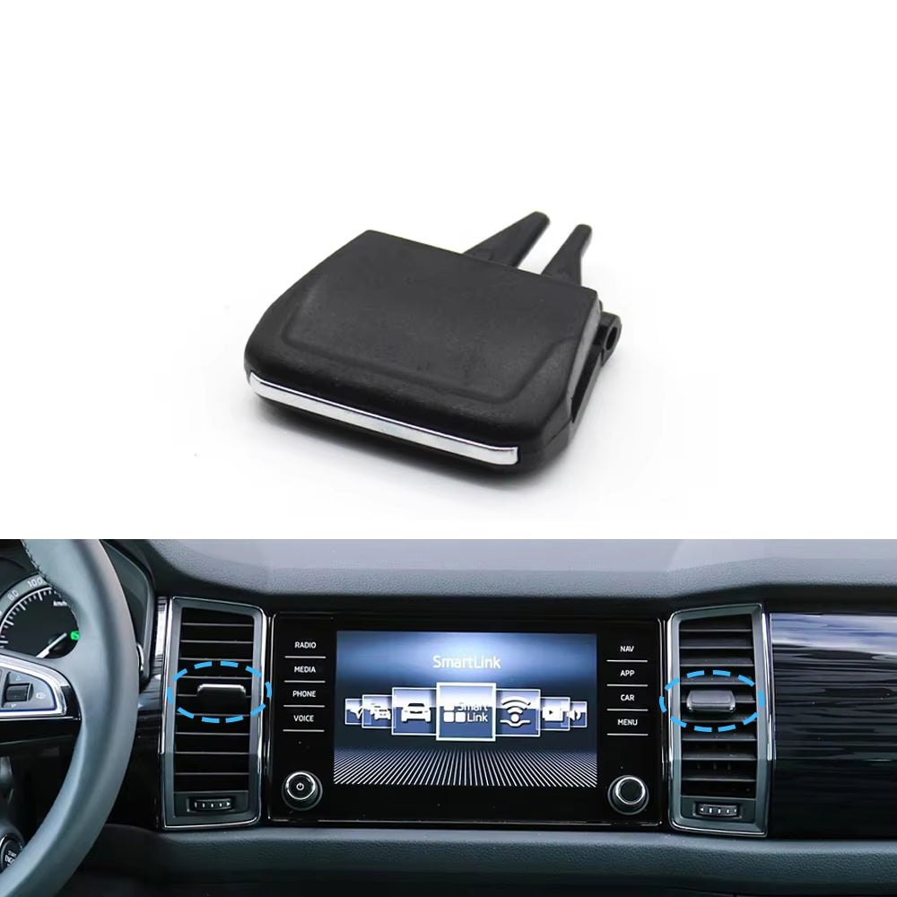 1/2/4PCS Car Front Rear Air Conditioning Outlet AC Vent Tab Clip For Skoda Kodiaq Karoq 56G819701,56G819702,56G820951,56G820952