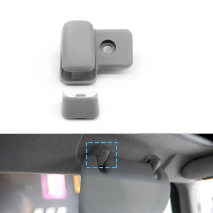 Car Roof Side Sun Visor Fixing Buckle Retainer Hook Fastener Clip Holder Bracket For BMW Mini Cooper R55 R56 R60 2007-2014