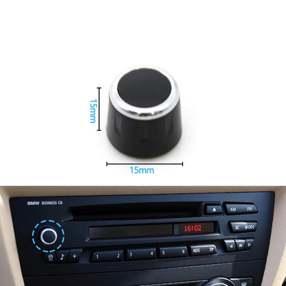 Car Radio CD Player Volume Button Knob For BMW 3 1 X1 Z4 Series E90 E81 E82 E87 E88 E84 E89 2005-2012