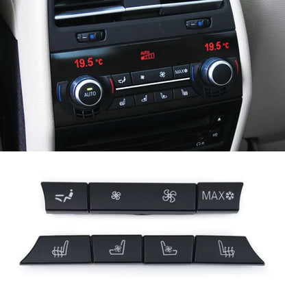 Car Rear Air Vent Venlitation Ac Buttons Key Caps Repair Kit Set For 5 5GT 6 7 Series F10 F11 F07 F01 F02 F12 F06 730 735 740