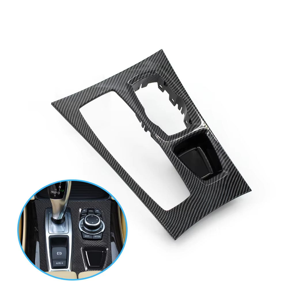 LHD Car Middle Console Gear Shifter Trim Cover Panel For BMW X5 X6 E70 E71 E72 2007-2009 51166954947,51169164485