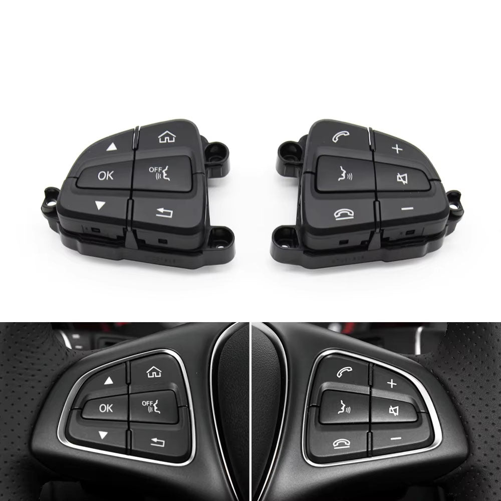 W205 W253 Car Multi-function Steering Wheel Control Switch Buttons For BENZ C GLC Class W205 W253 A0999050200 A0999050300