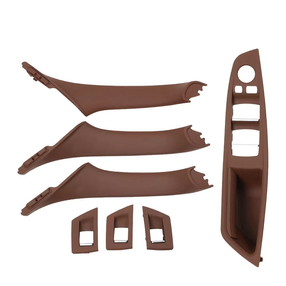 RHD Right Hand Driver Interior Door Window Switch Panel Pull Handle 7PCS Set For BMW F10 F11 F18 520 523 525 528 530