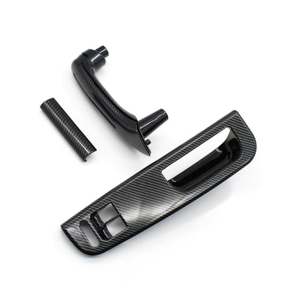 Car Door Interior Window Switch Panel Bezel Trim Inside Door Pull Grab Handle For VW Bora Golf 4 MK4 Jetta Passat 1999-2004