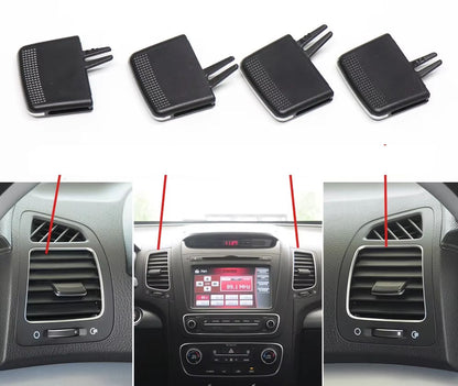 Car Front Air Conditioning A/C Air Vent Outlet Tab Air Conditioning Leaf Adjust Clip Repair Kit for Kia Sorento 2009-2014