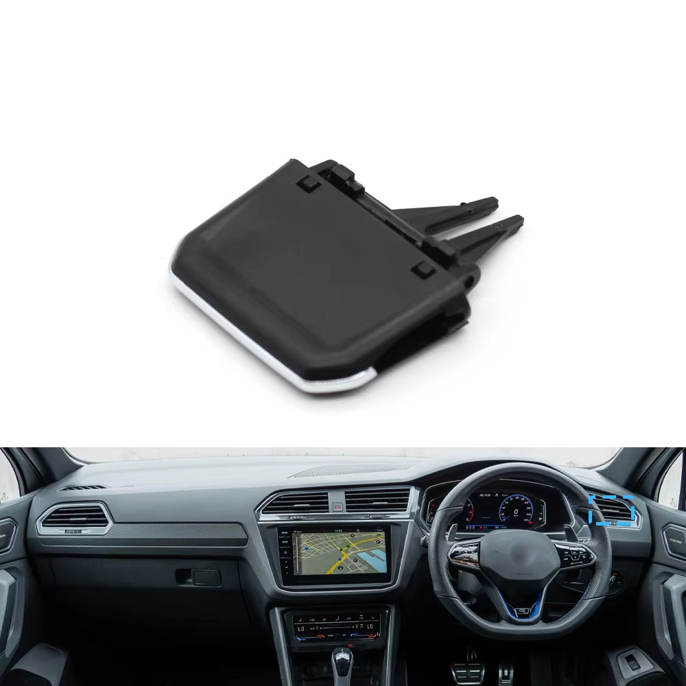 Car Front Air Conditioning AC Vent Toggle Piece Outlet Card Clip Wind Direction Plectrum Knob For VW Volkswagen Tiguan 2017-2022