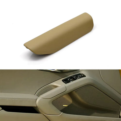 Left Right Interior Door Pull Handle Leather Outer Cover Trim For Porsche Cayman/Boxster 981 718 982 911 991