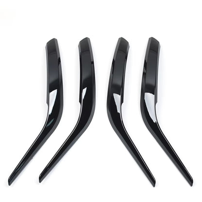 4PCS Set Car Interior Door Front Rear Left Right Pull Handle Outer Cover Trim For BMW X1 E84 2010-2016