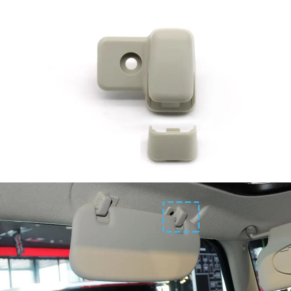 Car Roof Side Sun Visor Fixing Buckle Retainer Hook Fastener Clip Holder Bracket For BMW Mini Cooper R55 R56 R60 2007-2014