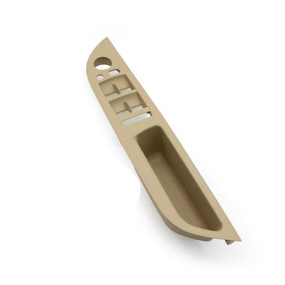 LHD RHD Car Interior Handle Inner Door Armrest Panel Pull Trim Window Switch Cover For BMW 5 Series E60 E61 2006-2010