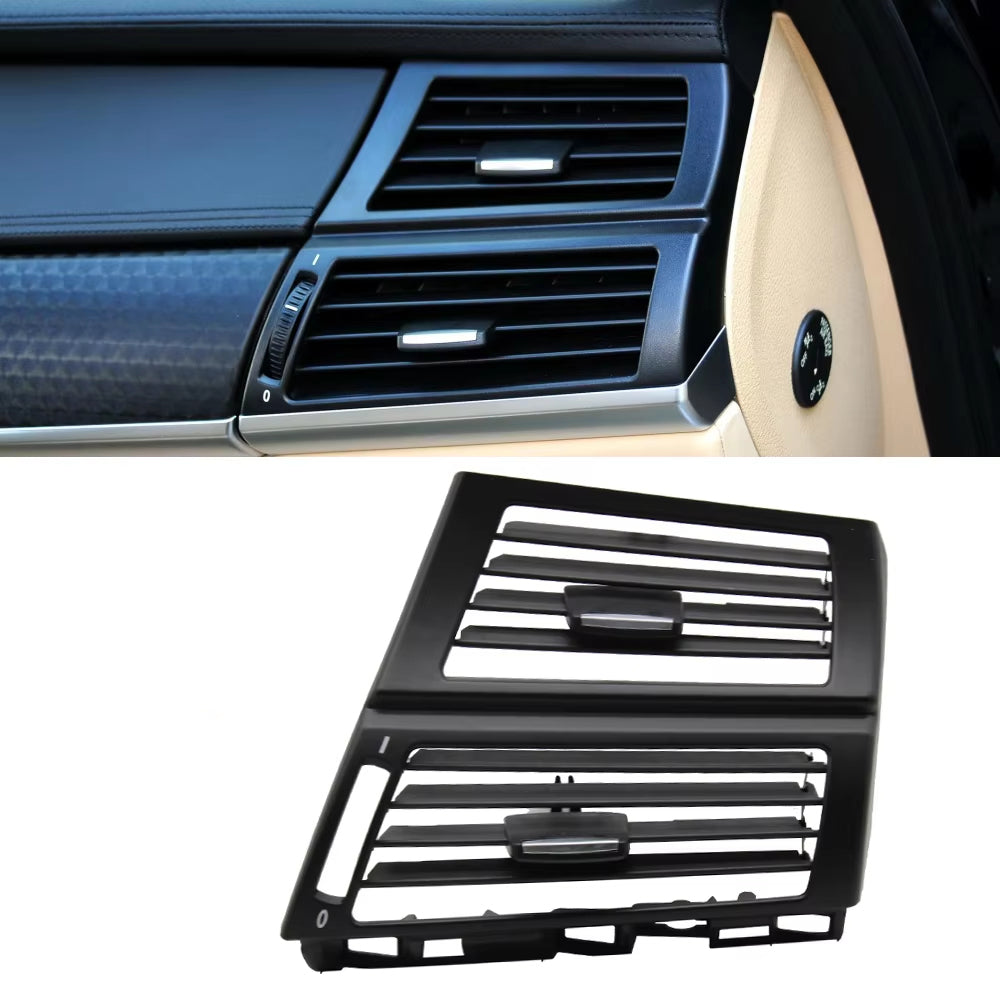 LHD RHD Front Central Left Right Rear Air Conditioning AC Vent Grille Outlet Cover For BMW X5 X6 E70 E71 E72 2007-2013