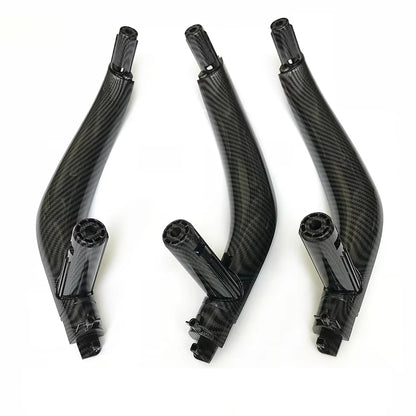3PCS Set LHD RHD Interior Door Left Right Pull Handle Trim Cover For BMW X5 X6 F15 F16 2014-2018