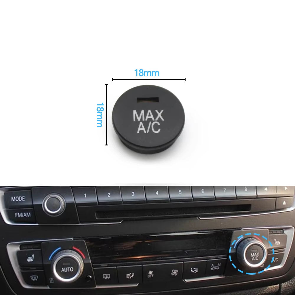 AC Heater Climate Control Switch AC Button Radio Volume Knob Cap For BMW 1 2 3 4 M4 Series F20 F21 F22 F87 F30 F31 F34 F32 F36
