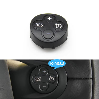 Car Steering Wheel Multifunction Cruise Control Switch Button Cover Trim For BMW Mini Cooper Paceman R55 R56 R57 R58 R59 R60 R61