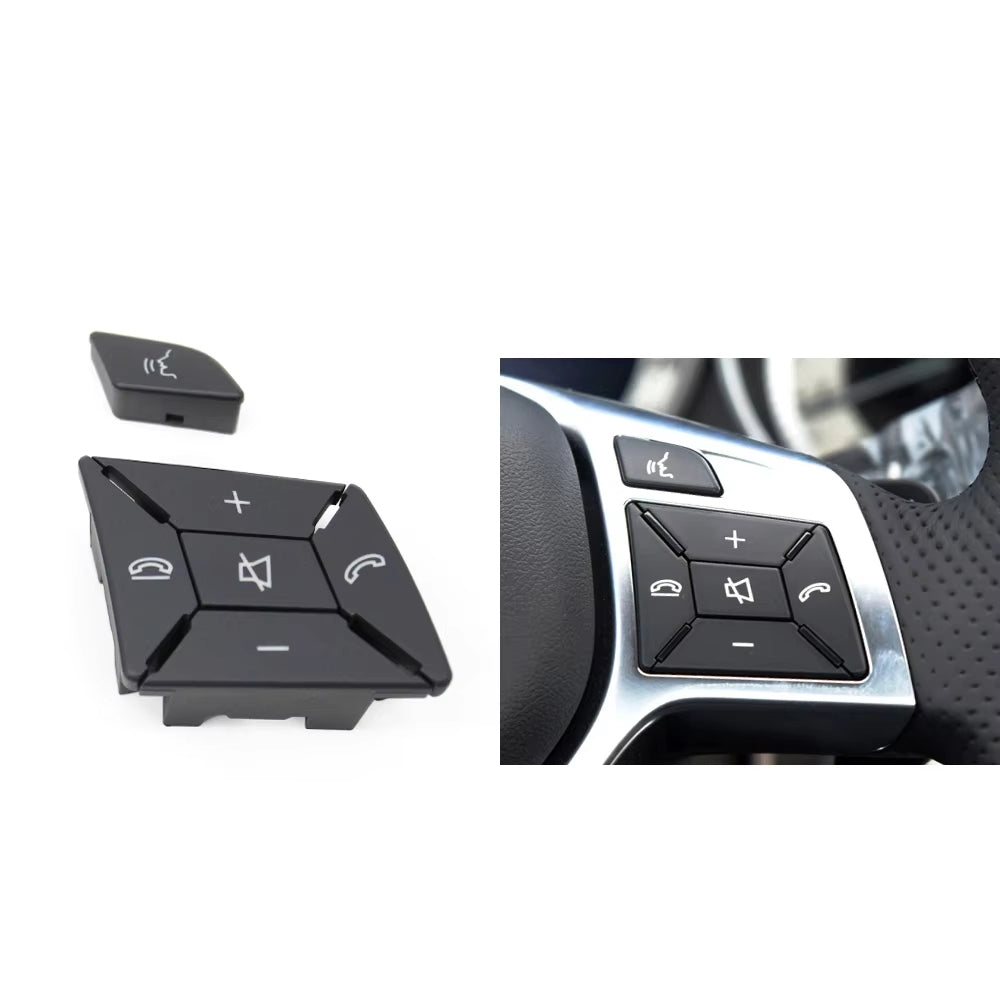 W204 Car Steering Wheel Switch Multi-functional Button For Mercedes BENZ C E A GLK Class X204 W212 W156 W246 W207 W117 W218