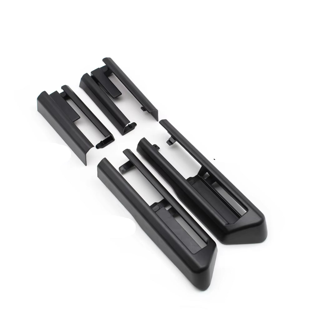 4pcs Set Car Seat Sliding Track Bonnet Rail Trim Cover For BMW 5 7 Series F10 F11 F01 F02 520 523 525 528 530 730 740 750 760