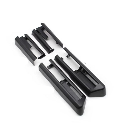 4pcs Set Car Seat Sliding Track Bonnet Rail Trim Cover For BMW 5 7 Series F10 F11 F01 F02 520 523 525 528 530 730 740 750 760