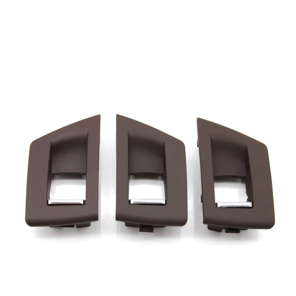 3pcs Set LHD RHD Interior Door Window Lift Adjust Switch Button Cover Trim For BMW 5 Series F10 F11 F18 520i 523i 525i 528i 535i