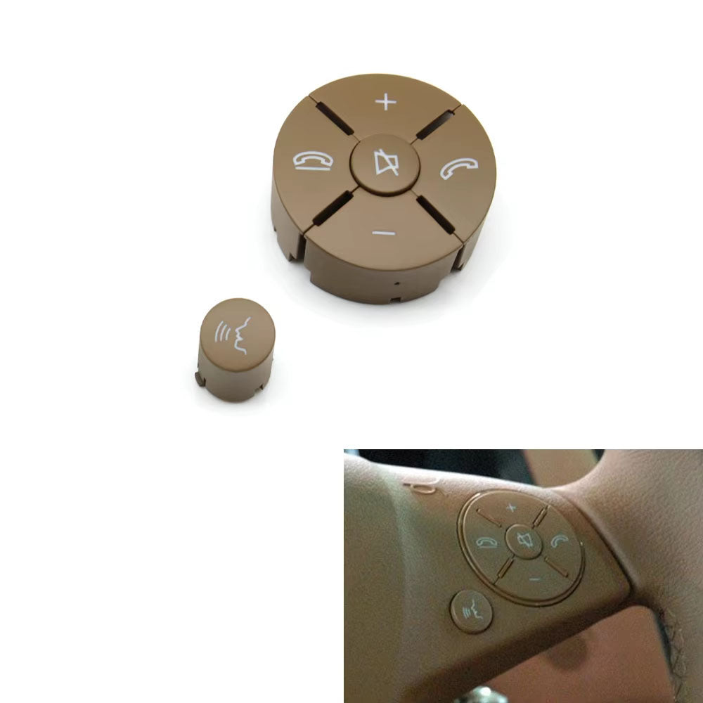 Car Multi-function Steering Wheel Control Buttons Cover For Benz C GLK E Class W204 X204 W207 W212 C180 C200 C250 C260 C300 C350