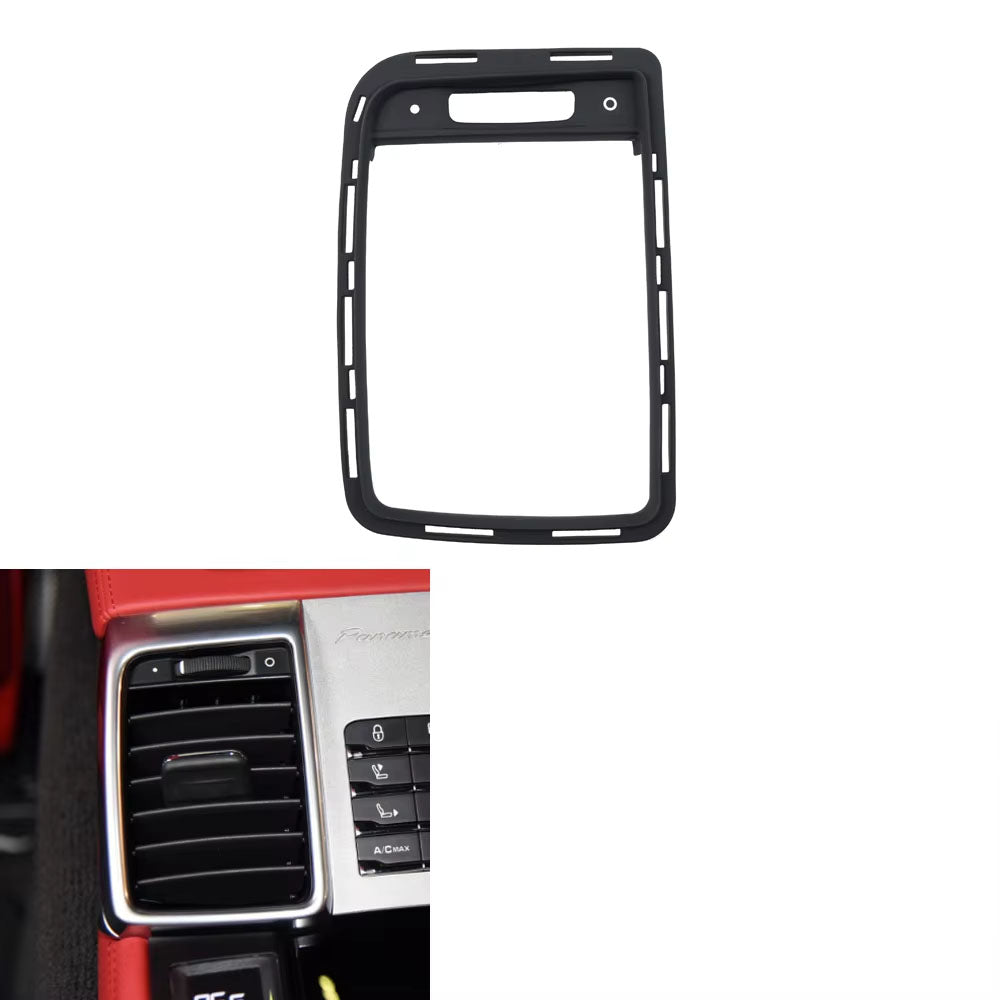 Car Front Console Rear Air Conditioning AC Vent Grille Outer Frame Panel For Porsche Panamera 2010-2016