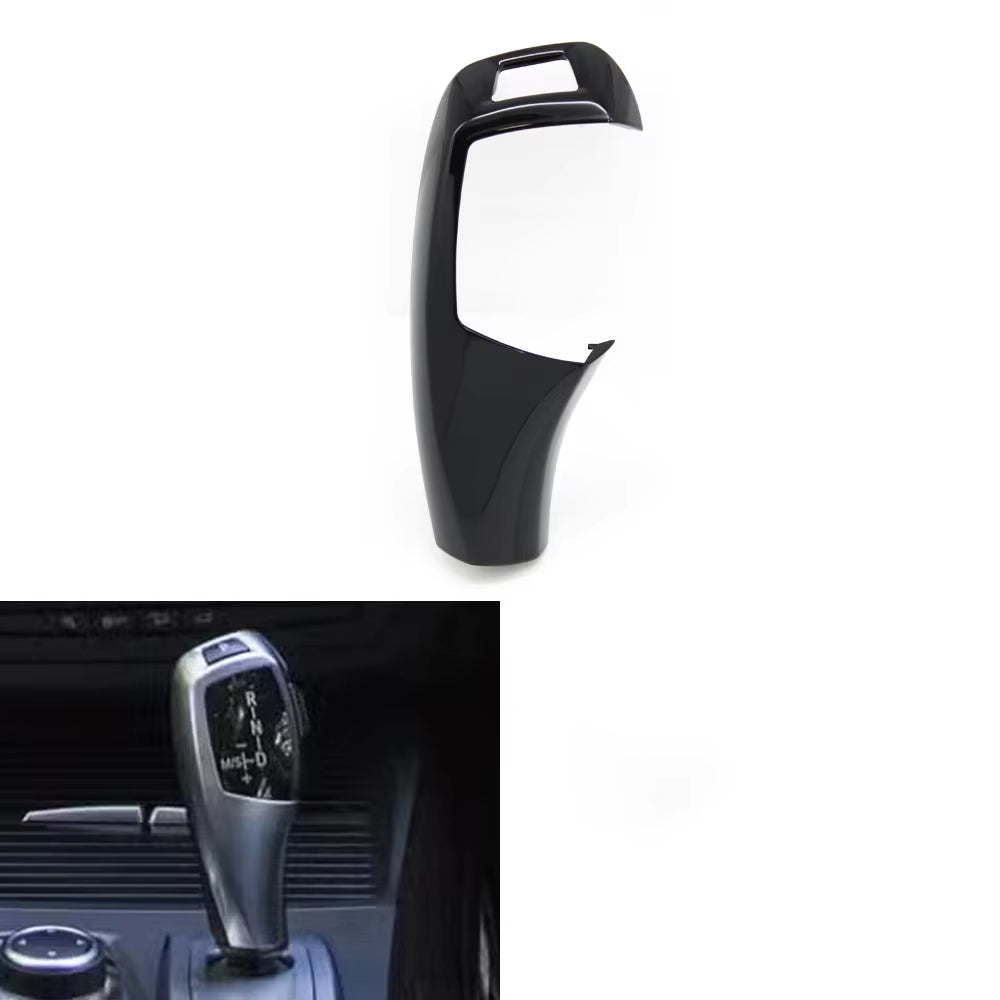 LHD RHD Car Gear Shift Knob Trim Cover Auto P Parking Button Cap For BMW X5 X6 E70 E71 E72 2007-2013 61319116587