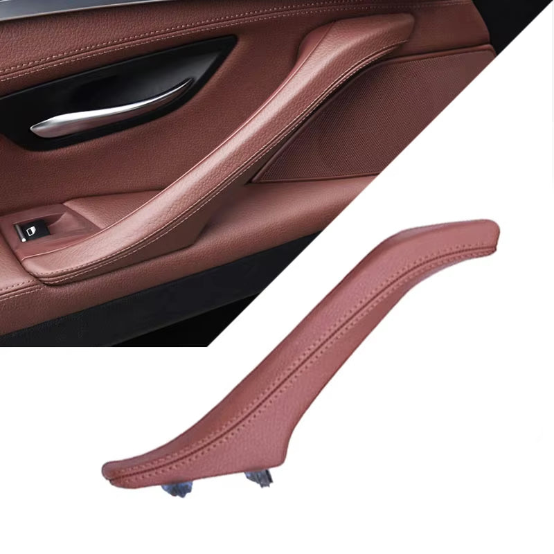 Left Right Interior Passenger Door Leather Pull Handle Assembly For BMW 5 Series F10 F11 F18 520i 523i 525i 528i 535i