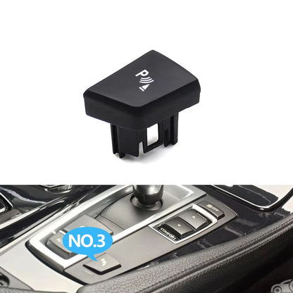 LHD RHD Car Antislip OFF Sport Comfort Model Radar Parking Switch Button For BMW 5 6 X3 X4 Series F10 F11 F06 F12 F13 F25 F26