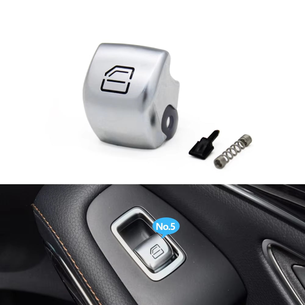 W222 Car Window Switch Repair Button Cover Control Switch Key Cap For Mercedes Benz S E Class W213 S320 S350 S450 S500 S560