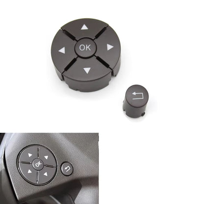 Car Multi-function Steering Wheel Control Buttons Cover For Benz C GLK E Class W204 X204 W207 W212 C180 C200 C250 C260 C300 C350