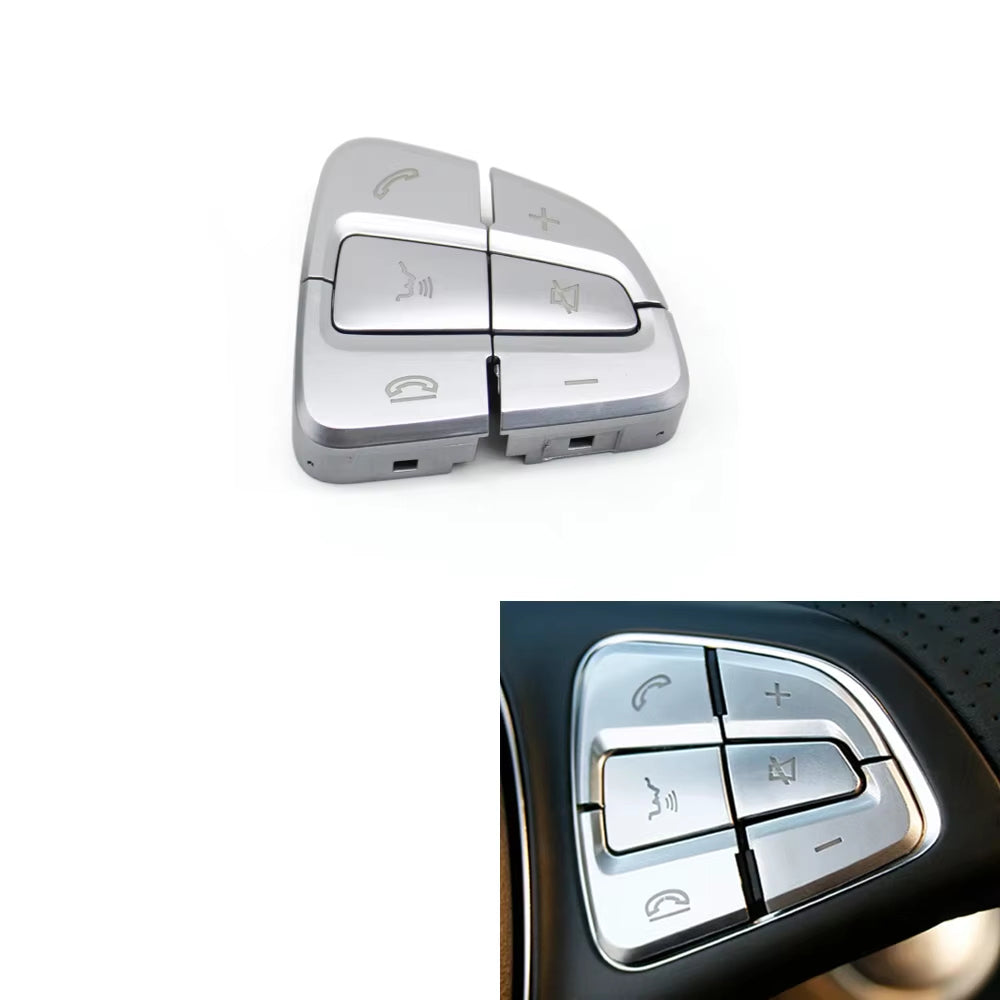 W205 W253 Car Multi-function Steering Wheel Switch Control Buttons Cover For Mercedes Benz C GLC Class 0999050300