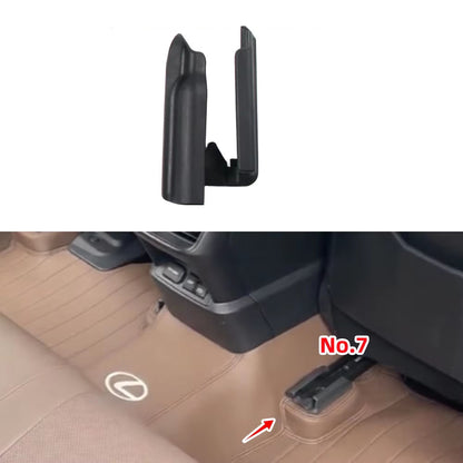 Front Seat Rail Trim Cover Track Panel For Toyota ASZ10 AXZA10 MXUA80 KZSM30 JPD20 2018-2022 Interior Slide Rail Molding