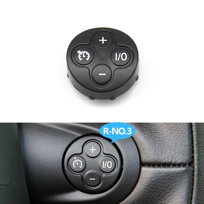 Car Steering Wheel Multifunction Cruise Control Switch Button Cover Trim For BMW Mini Cooper Paceman R55 R56 R57 R58 R59 R60 R61
