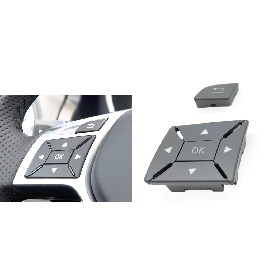 W204 Car Steering Wheel Switch Multi-functional Button For Mercedes BENZ C E A GLK Class X204 W212 W156 W246 W207 W117 W218