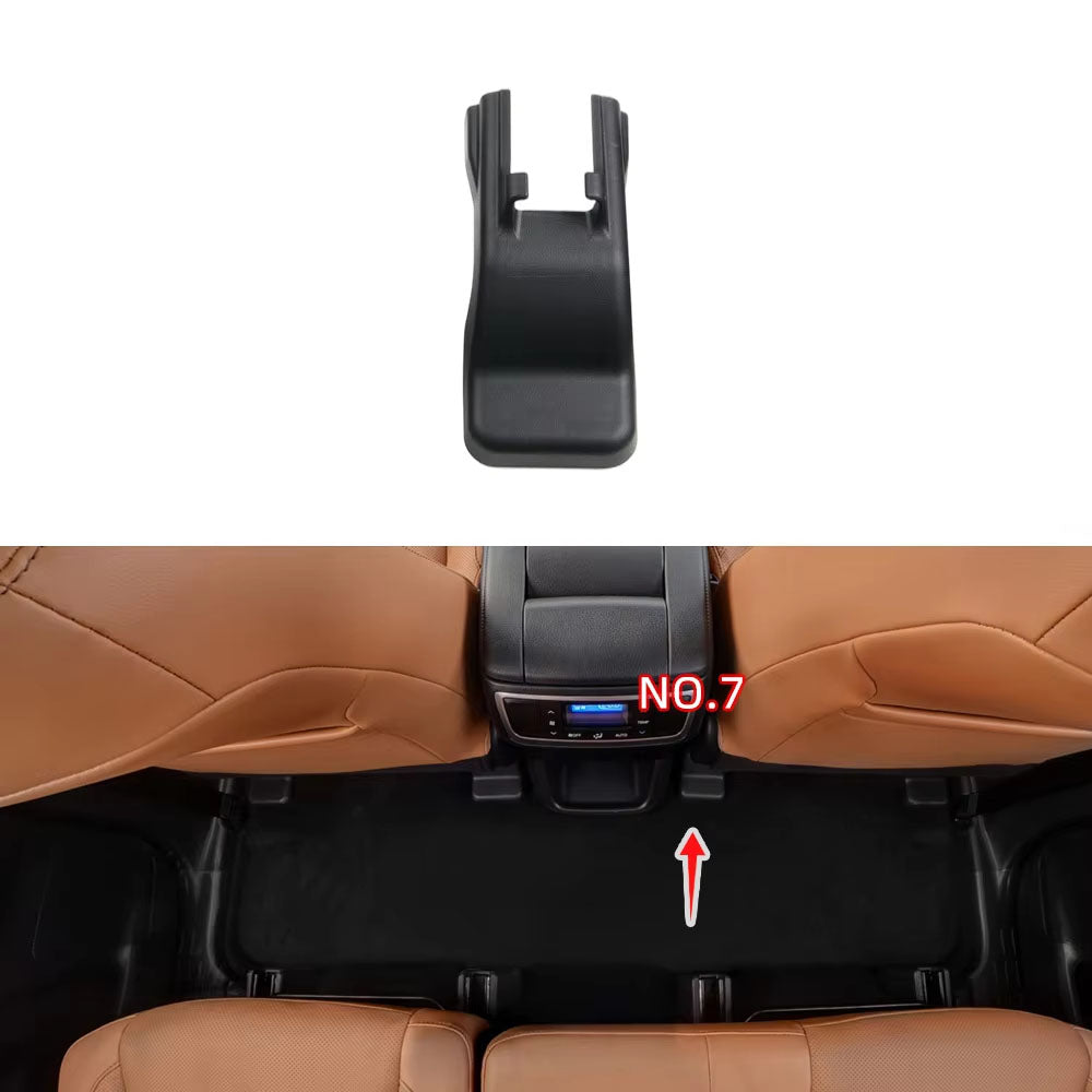 Car Front Row Seat Track Cover Cap For Toyota Highlander XU70 2015-2021 Seat Rail Protection Trim Auto Interior Accessories