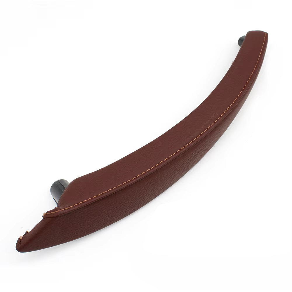 Left Right Interior Passenger Door Pull Handle Leather Outer Cover Replacement For BMW X5 X6 E70 E71 E72 2007-2014