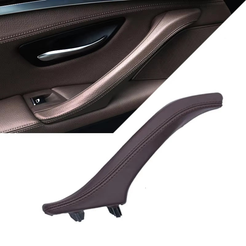 Left Right Interior Passenger Door Leather Pull Handle Assembly For BMW 5 Series F10 F11 F18 520i 523i 525i 528i 535i