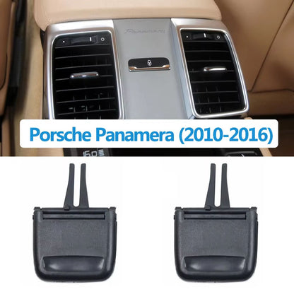 Car Front Console Rear Air Conditioning AC Vent Grille Outer Frame Panel For Porsche Panamera 2010-2016