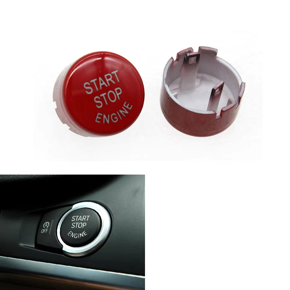 LHD RHD Car Engine Start Stop Button Switch Cover OFF Button For BMW X3 X4 X5 X6 F25 F26 F15 F16 61319291693,61319291694