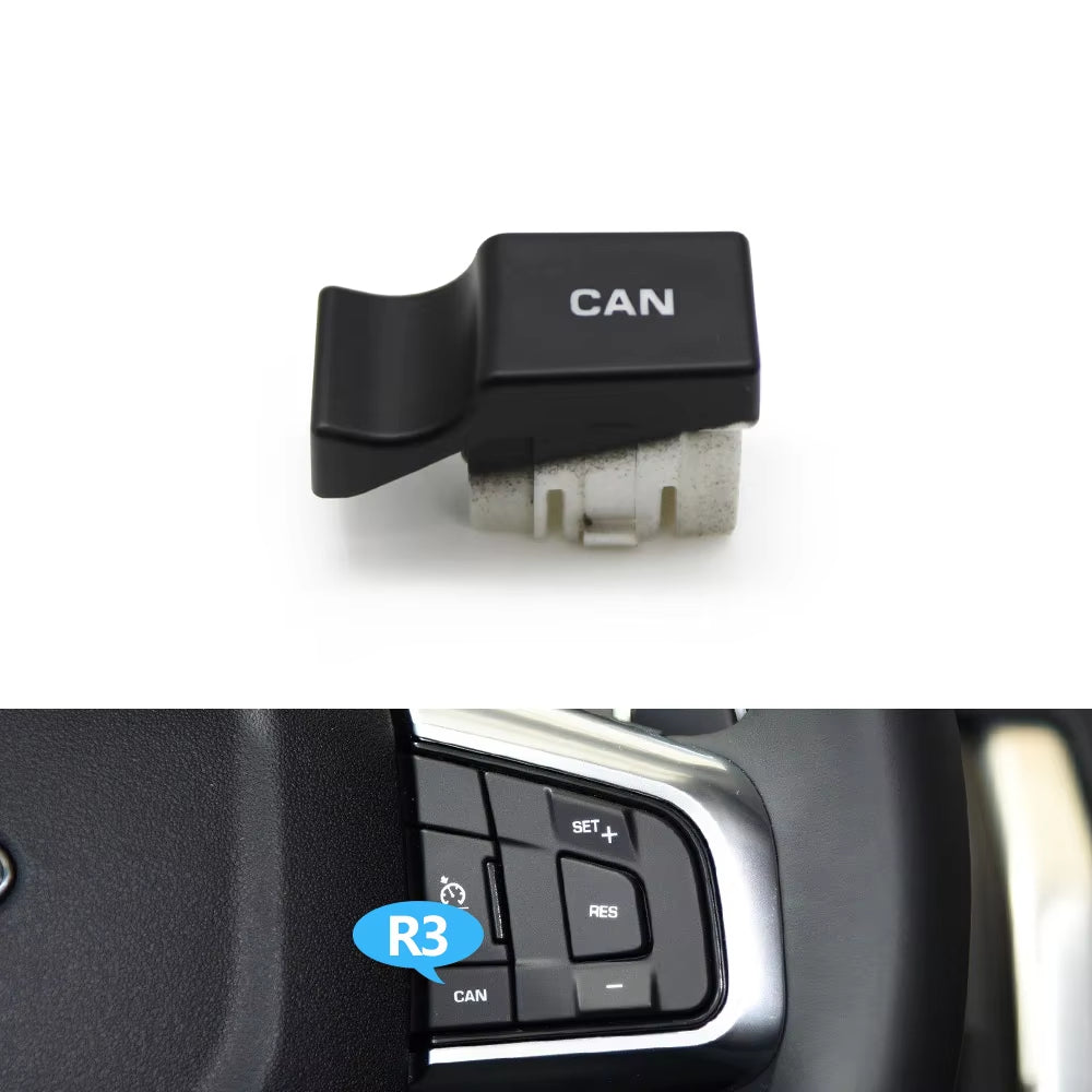 Car Steering Wheel Button Multi-function Control Switch Buttons Cover For Land Rover Discovery Sport 2015-2019