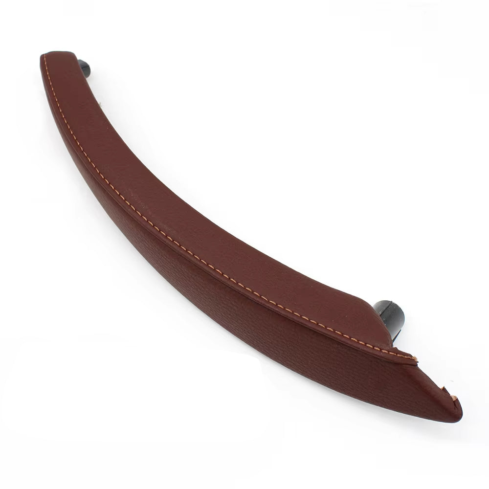 Left Right Interior Passenger Door Pull Handle Leather Outer Cover Replacement For BMW X5 X6 E70 E71 E72 2007-2014