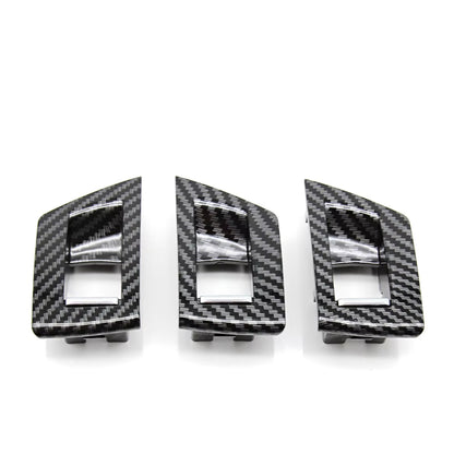 3pcs Set LHD RHD Interior Door Window Lift Adjust Switch Button Cover Trim For BMW 5 Series F10 F11 F18 520i 523i 525i 528i 535i