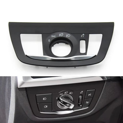 Car Front HeadLamp Rotary Foglight Button Headlight Switch Cover Panel For BMW X3 X4 G01 G02 X3M X4M F97 F98