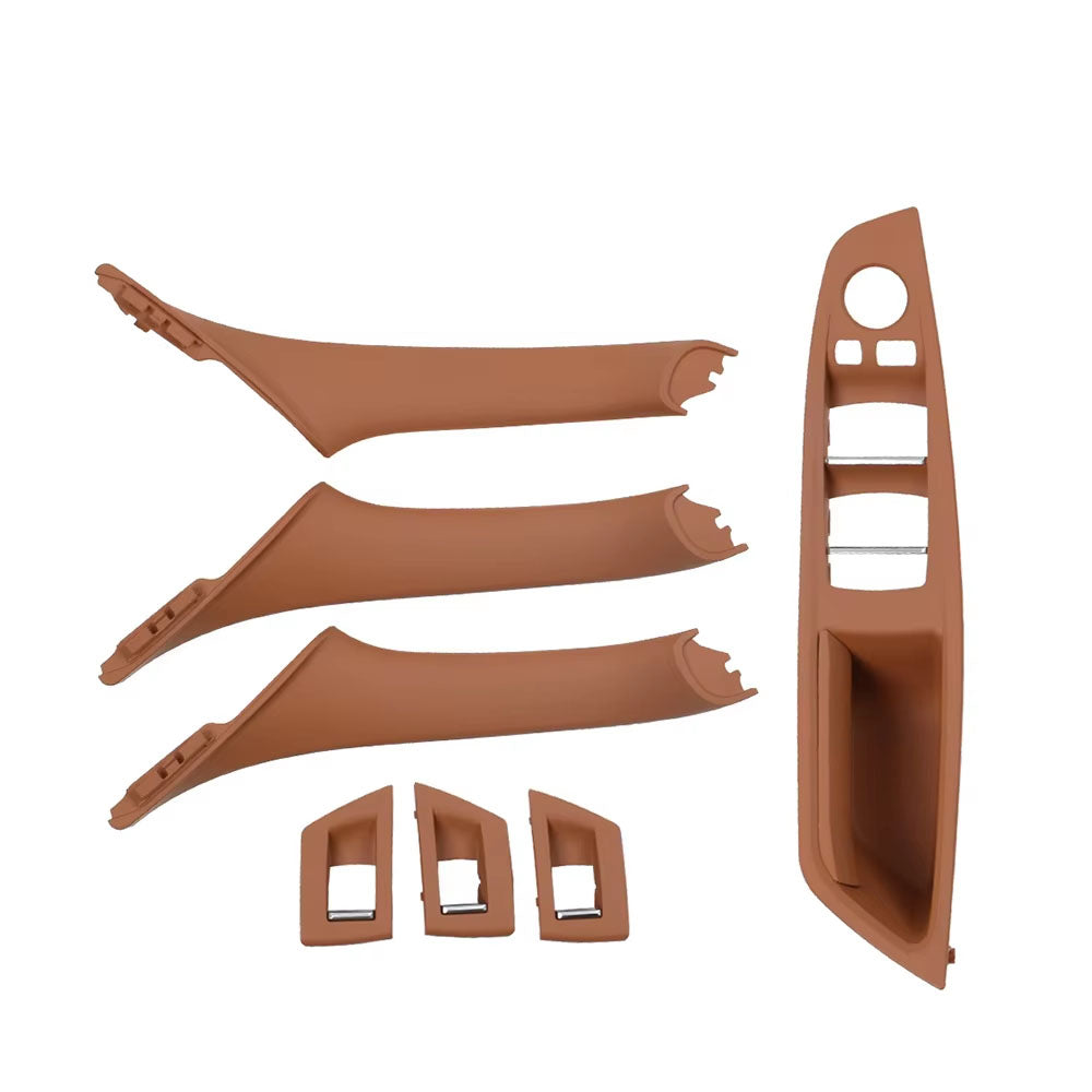 RHD Right Hand Driver Interior Door Window Switch Panel Pull Handle 7PCS Set For BMW F10 F11 F18 520 523 525 528 530