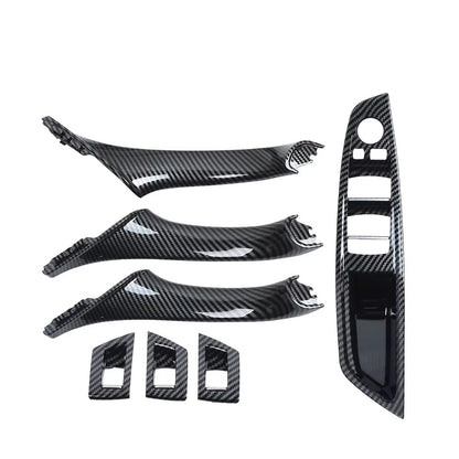 RHD Right Hand Driver Interior Door Window Switch Panel Pull Handle 7PCS Set For BMW F10 F11 F18 520 523 525 528 530