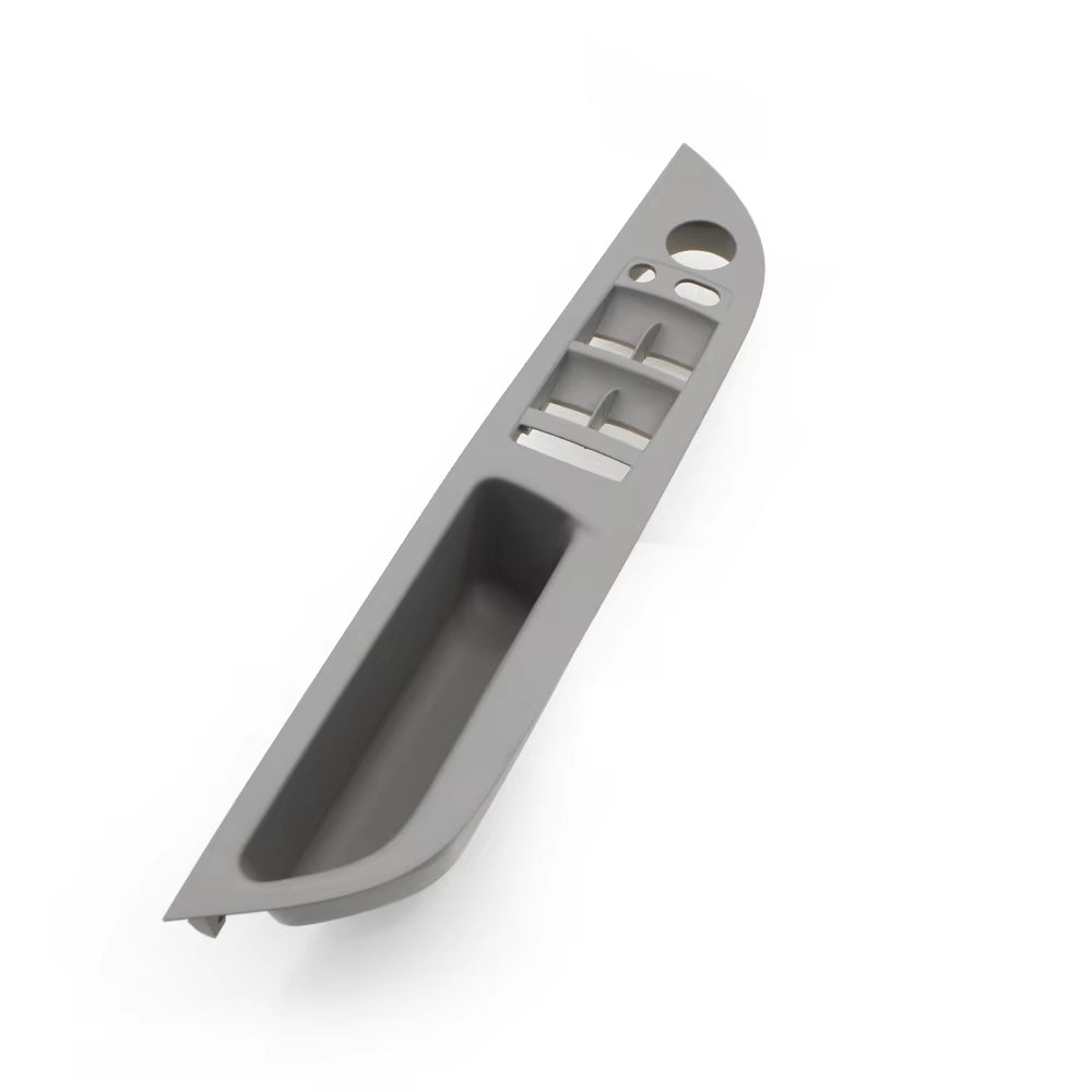 LHD Car Front Rear Left Right Door Handle Armrest Panel Pull Trim Window Switch Cover For BMW 5 Series E60 E61 2006-2010