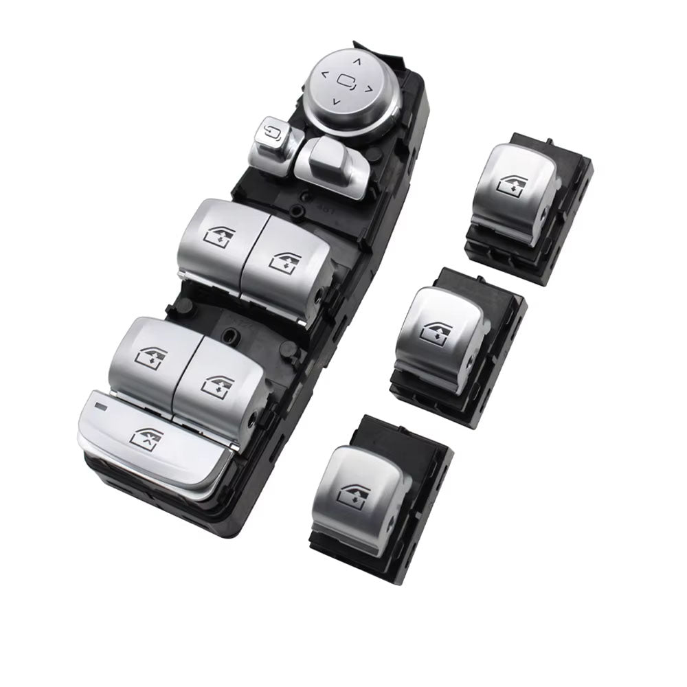 Electrical Power Chrome Master Window Switch Control Button Regulator For BMW 3 5 7 X3 X4 F30 F35 F25 F26 F07 F10 F18 F01 F02