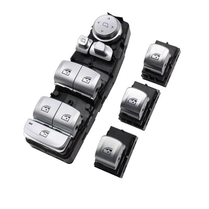 Electrical Power Chrome Master Window Switch Control Button Regulator For BMW 3 5 7 X3 X4 F30 F35 F25 F26 F07 F10 F18 F01 F02
