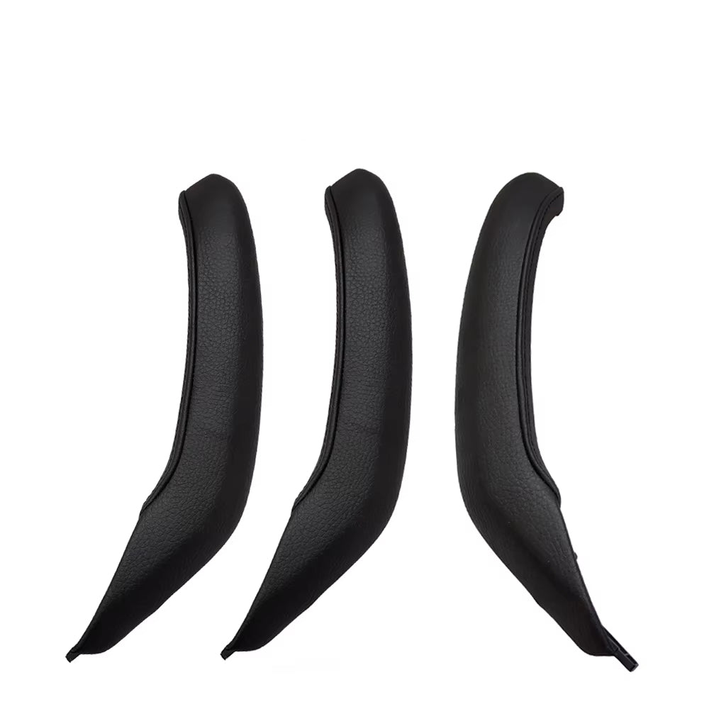 LHD RHD Car Interior Passenger Door Left Right Pull Handle Leather Outer Cover Trim Replacement For BMW X3 X4 F25 F26 2010-2016