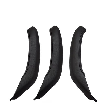 LHD RHD Car Interior Passenger Door Left Right Pull Handle Leather Outer Cover Trim Replacement For BMW X3 X4 F25 F26 2010-2016